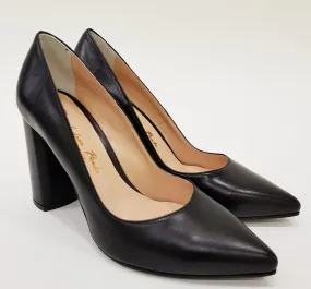 ANDREA PINTO DECOLTE' TACCO ALTO 9,5 CM PELLE NERO RIF.855